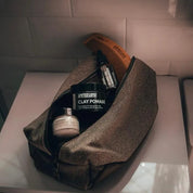 Apothecary 87 Beard Set bundle including everything for healthy beard care. Gift set shown in Apothecary 87 Dopp Bag