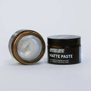 Apothecary 87 Matte Paste 50ml (1.69 fl oz) jar, matte hair styling clay. Medium Hold | Matte Finish | Light Weight. Part of the Matte Hair Kit gift