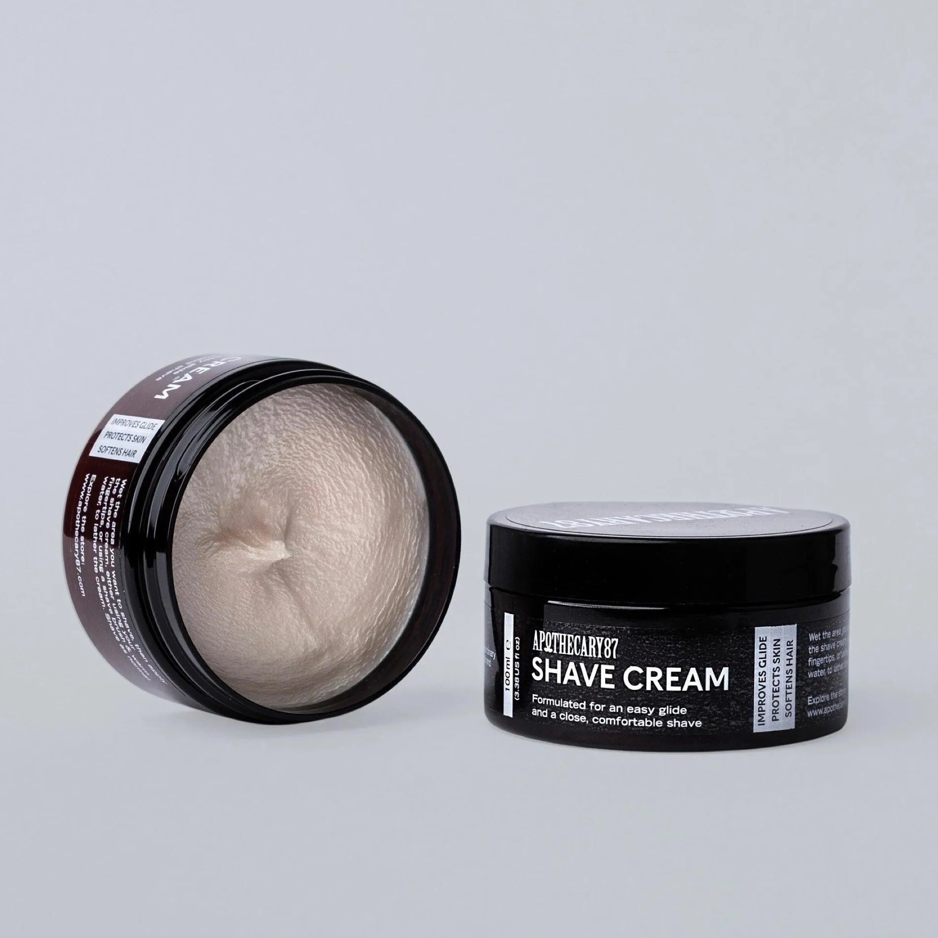 Apothecary 87 hydrating Shave Cream for smooth comfortable shave