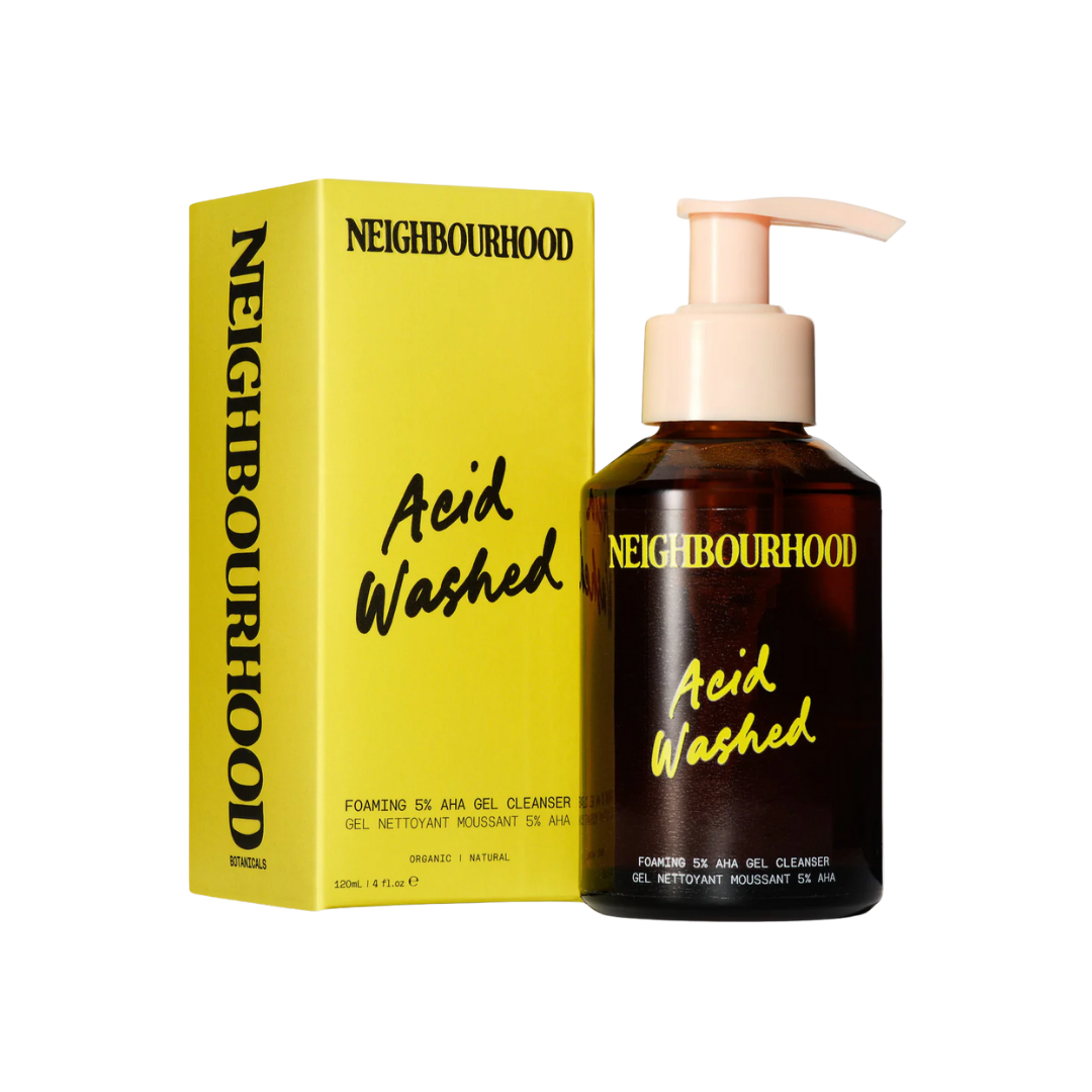 'Acid Washed' Foaming 5% Aha Gel Cleanser