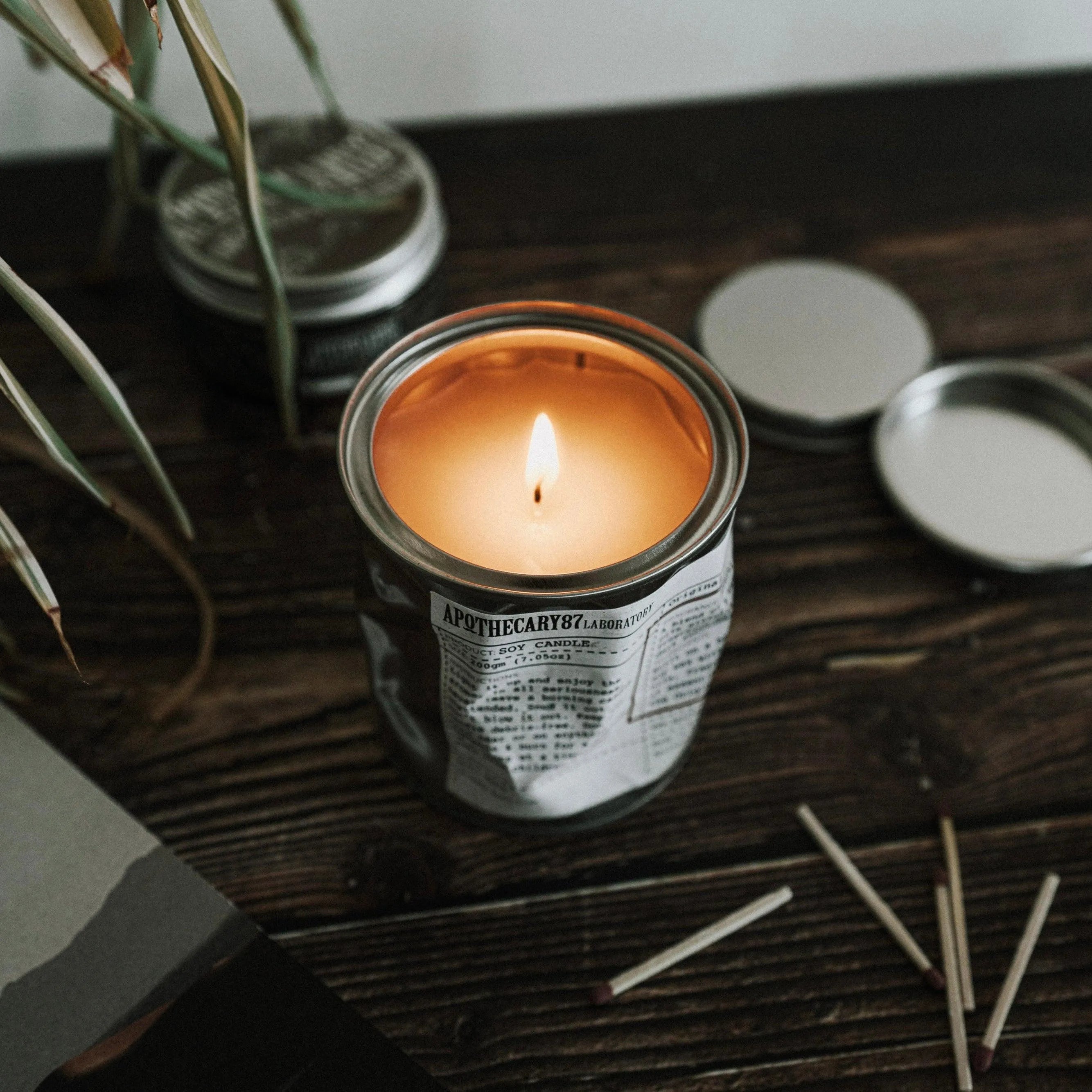 Apothecary 87 Soy Candle, eco friendly burning